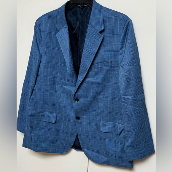 Haggar Blue Sport Coat Sz. 48R - Picture 3 of 7